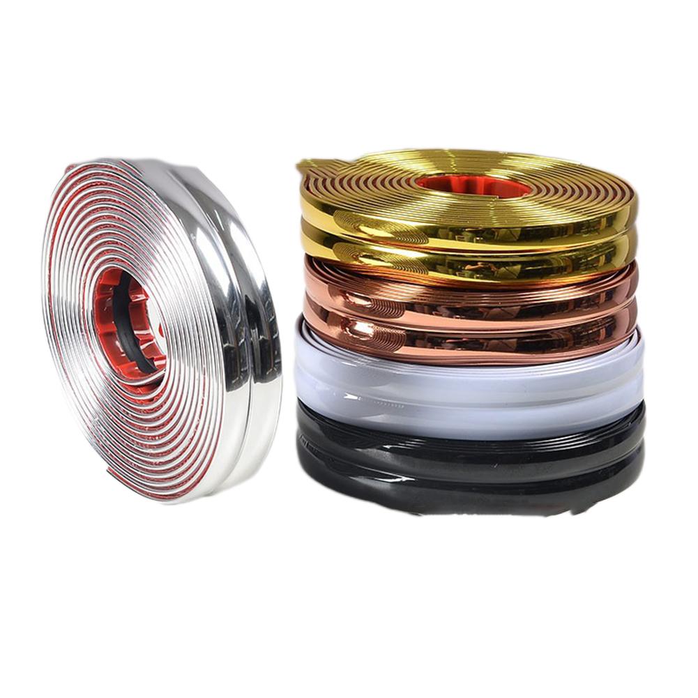 

Захист від випадкових ударів Кутовий молдинг стіни Лінійний молдинг для DIY Ефективний захист меблів Гнучкий матеріал Rose gold 3meters