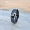 6mm Black Tungsten Rings Feature a High-polished Finish the Perfect Choice for Weddings and Special Occasions Designed for Both Men or Women