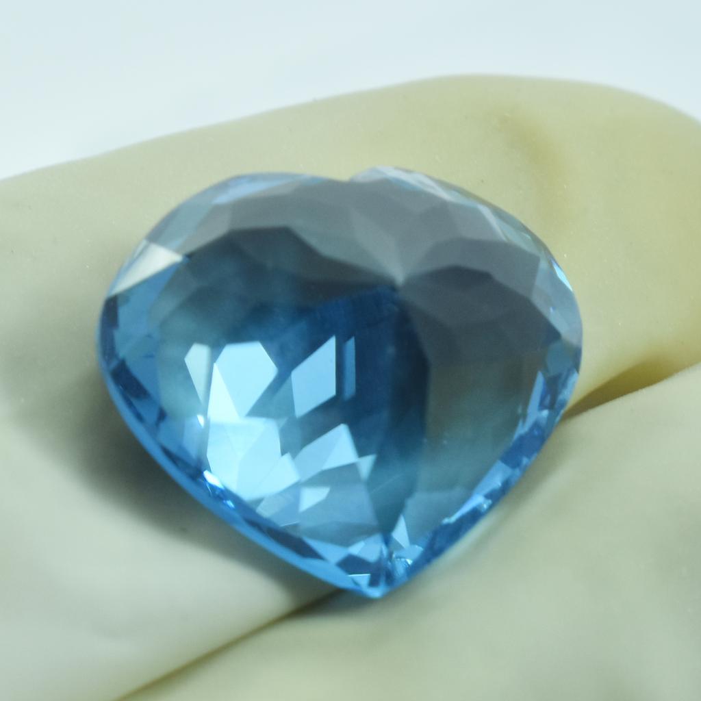 CERTIFIED Natural 10.30 Carat Heart Cut Sapphire Bracelets Blue Loose Gemstone SU-408-S