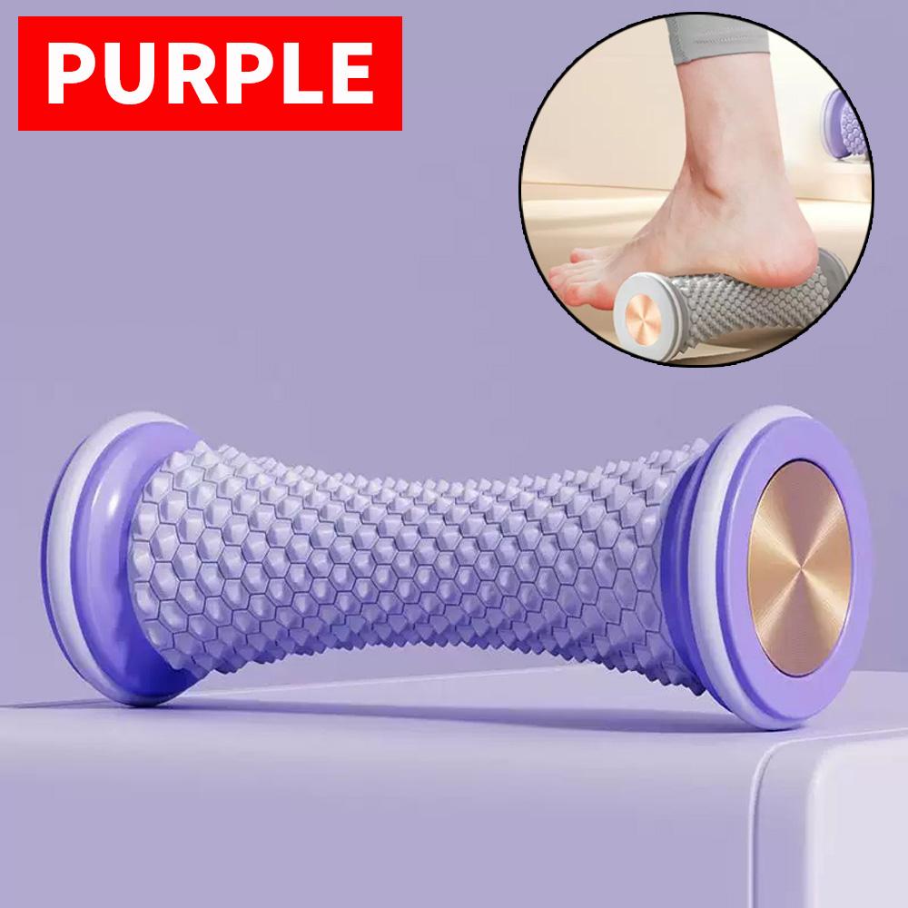 Foot Massage Roller Ergonomic Yoga Plantar Foot Roller Multifunctional Reflexology Foot Massager for Deep Tissue Muscle Massage