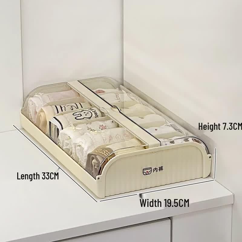 Stackable Transparent Drawer Organizer for Underwear