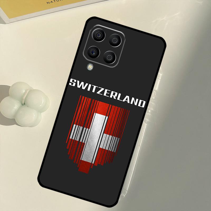 Switzerland Swiss Flag For Samsung Galaxy M16 M06 M12 M55 M15 M35 M14 M34 M54 M11 M21 M31 M13 M33 M53 M32 M52 Case