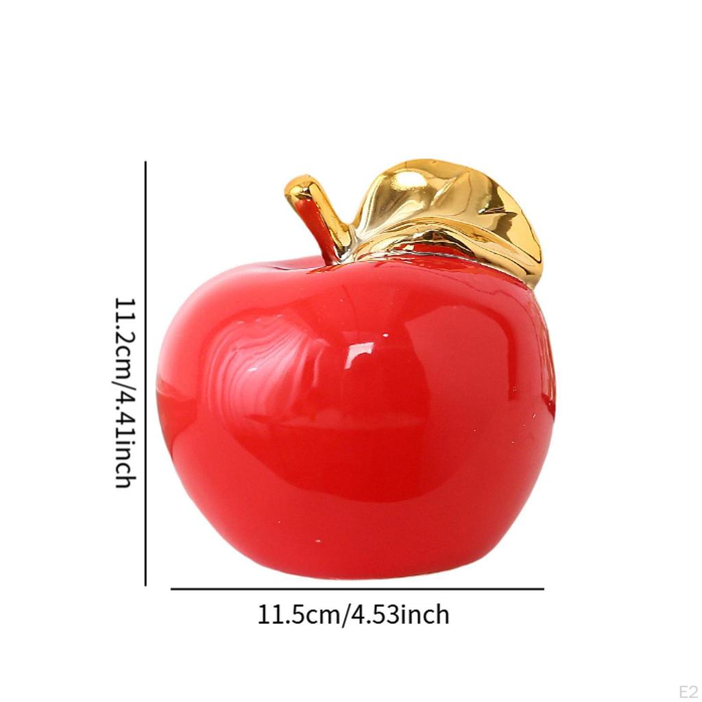 Figurine Statue Collectible Nordic Fruit Sculpture Fruits Ornament for Bedroom Entryway Table