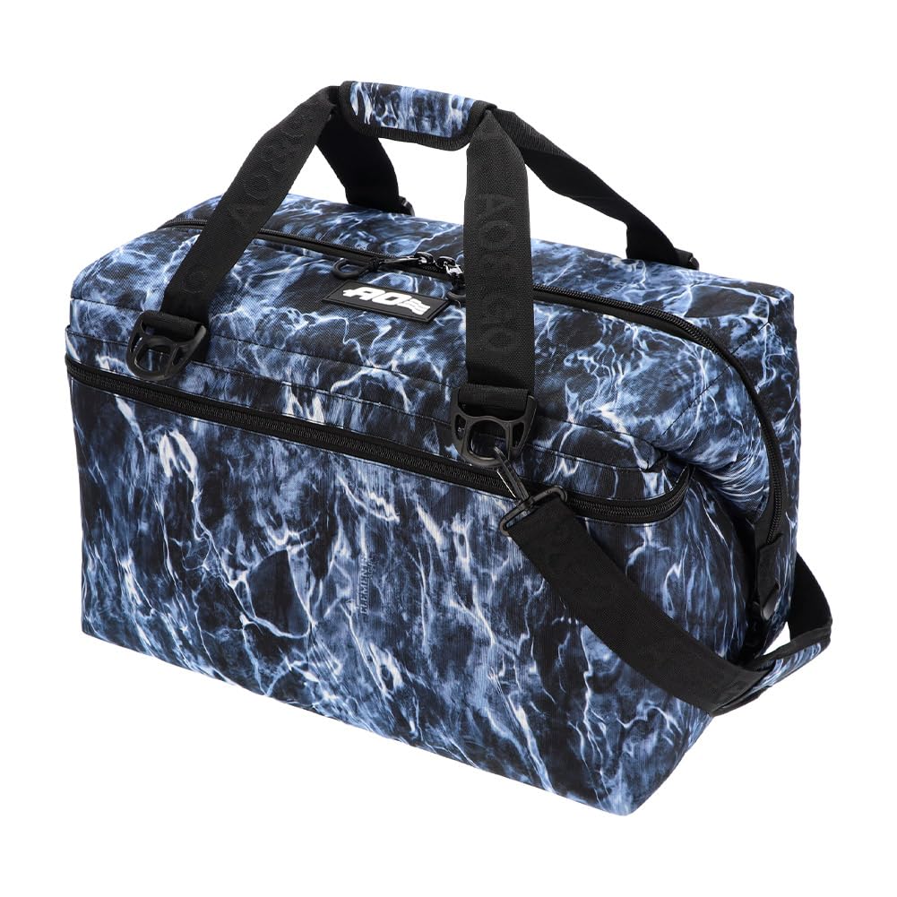 Hielera Blanda de Lona AO Coolers Aproximadamente Bolsa Grande para 48 Latas para Exteriores, Bluefin, AOELBF48, 45L, Capacidad, [Usado]