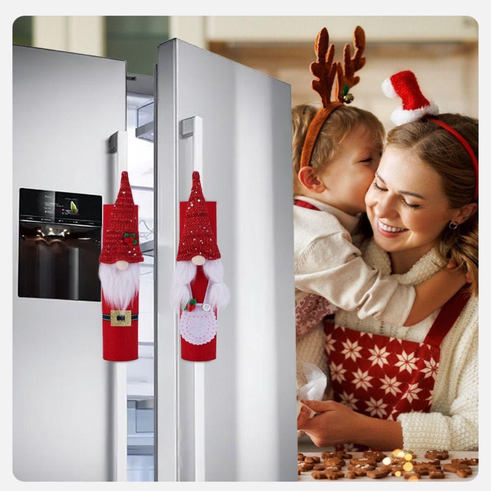 Winter Dishwasher Door Handle Cover Cloth Door Knob Protector  Microwave Oven