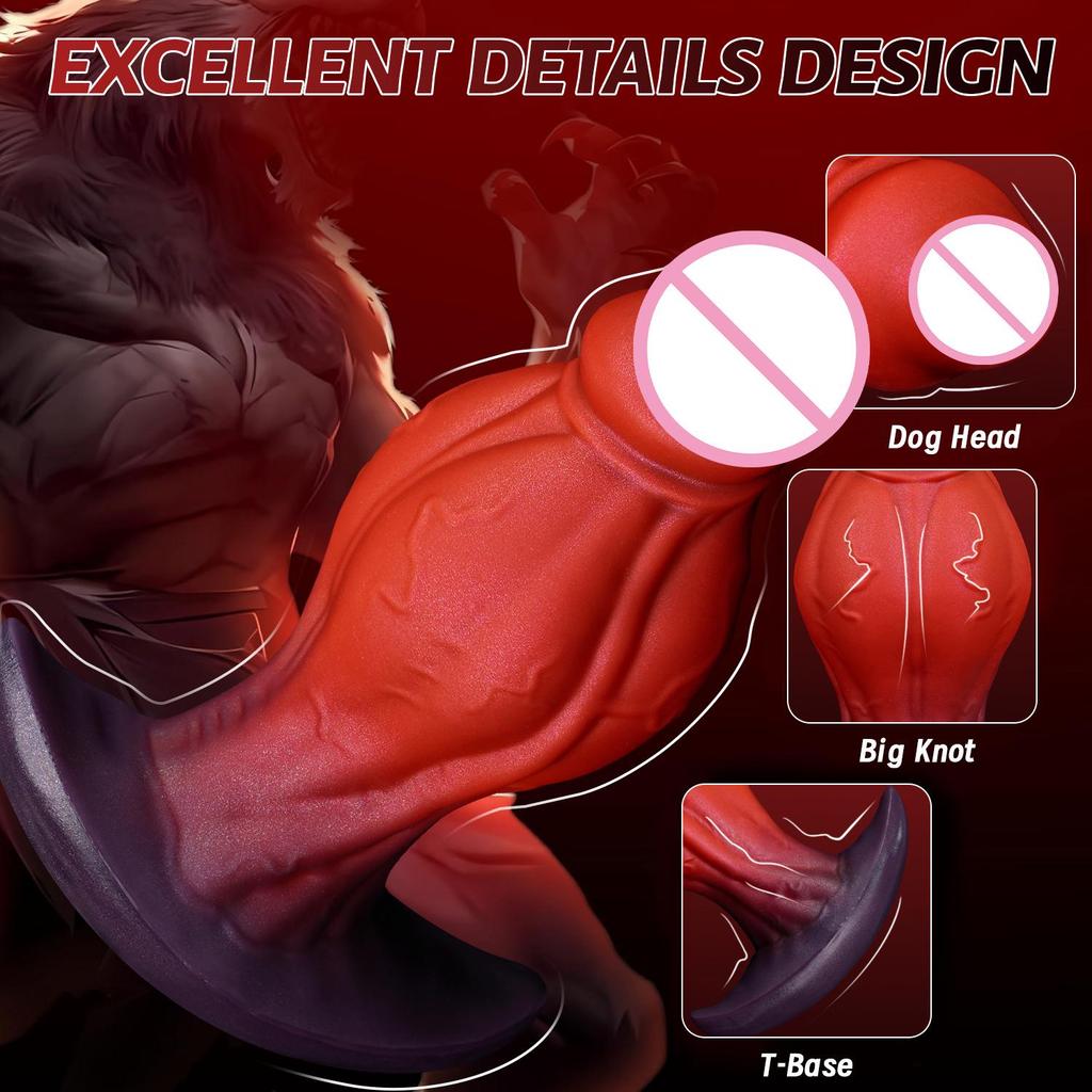 Neues unregelmäßiges tragbares Phallus-Silikon-Anal-Dilatator-Spielzeug