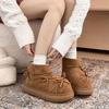 Fashion Classic Thick Fluffy Women's Snow Boots Comfortable Warm Ankle Boots Women's 2024 New Winter Women's Plush Casual Shoes