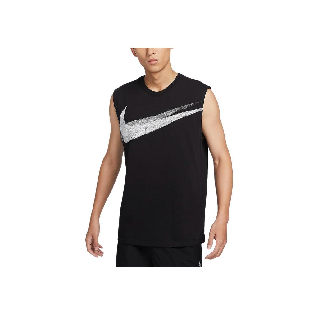Nike Dri-Fit Szybkoschnący Wygodny Casualowy Bezrękawnik Treningowy Męski Top Czarny FZ8031010