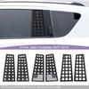 Aluminum Alloy Rear Window Decor Trim Decal Protective Sticker For Jeep Compass 2007-2011 Car Exterior Accessories