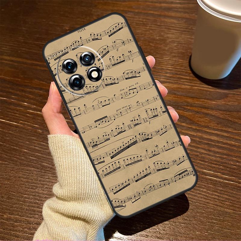 

Sheet Music For OnePlus 15 13 12 11 15R 13R 12R 8T 10T 13T Case For OnePlus Nord 5 CE 2 3 4 Lite N20 N30 OnePlus Nord CE4Lite