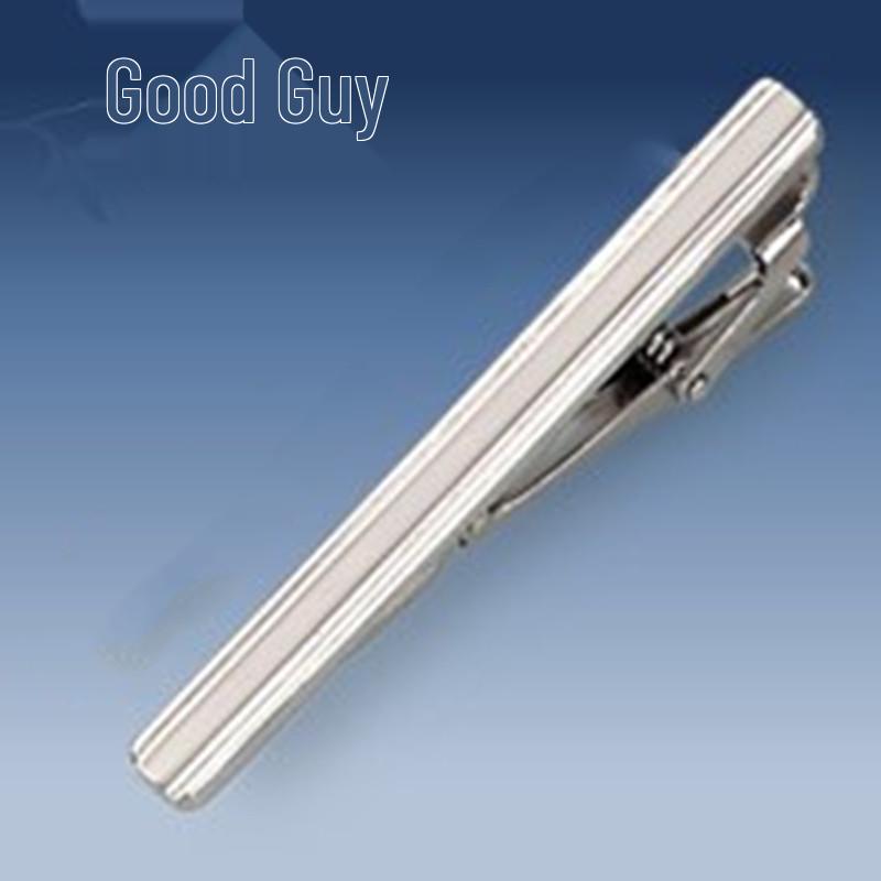 Men's Geometric Frosted Tie Clip - Stylish & Personalized Business Accessory