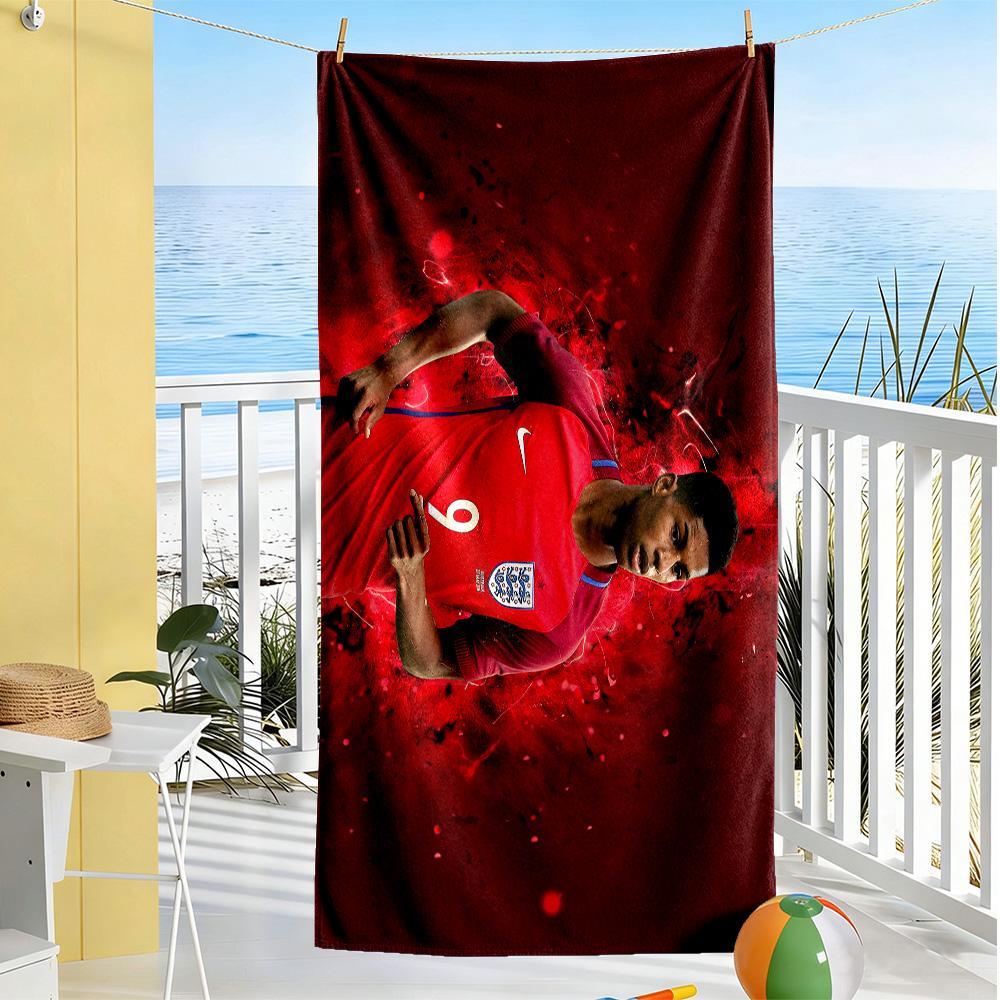 Man Player Celebration Beach Towel Soft Durable Quick-Dry Comfortable Lightweight