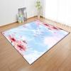 Textured Large Carpet Feather Wind Bedroom Floor Mat