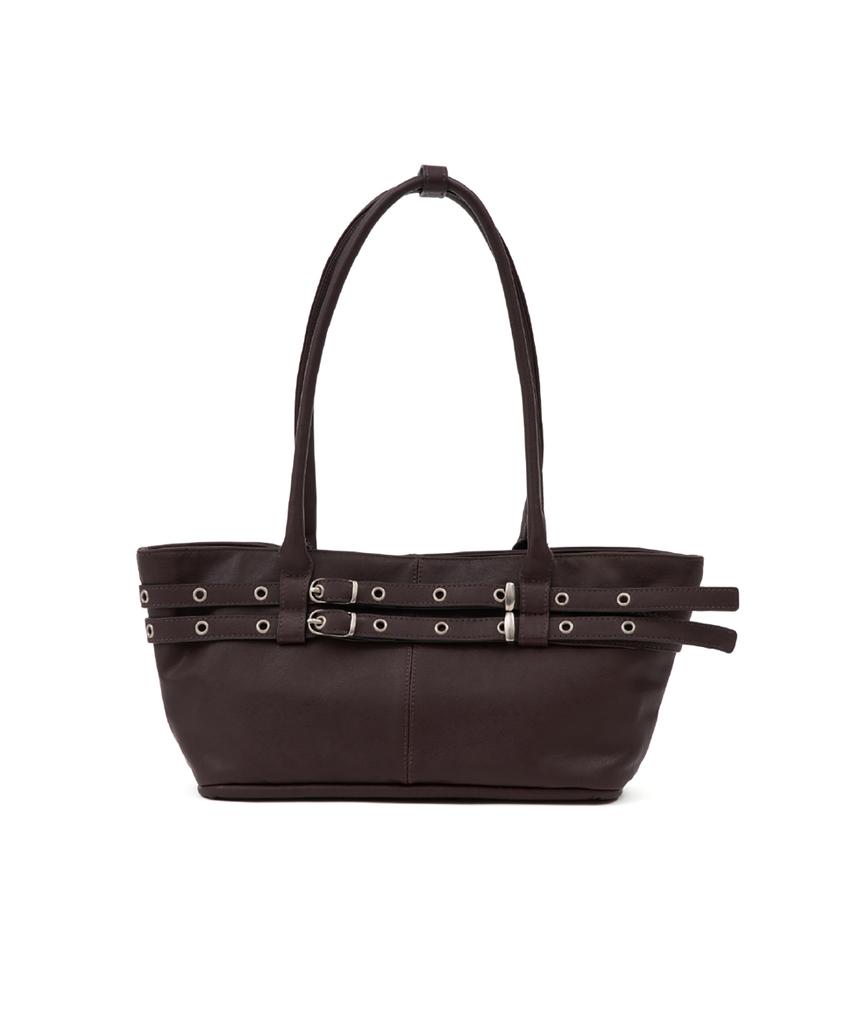 Yeomim Mini Belted Boat Bag (Espresso)