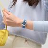 Swatch IRONY MEDIUM BLUE PETAL PROMISE YLS235 Women's Watch, Blue
