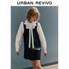 UR Women's Retro Modern Square Neck Vest Dress