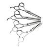 Shen Xingzhe 6.0-Inch Thinning Barber Scissors with Fish Bone Tooth Shape, 4 Teeth Types, 7H