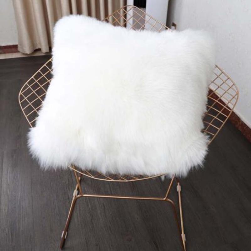 fluffy white cushions