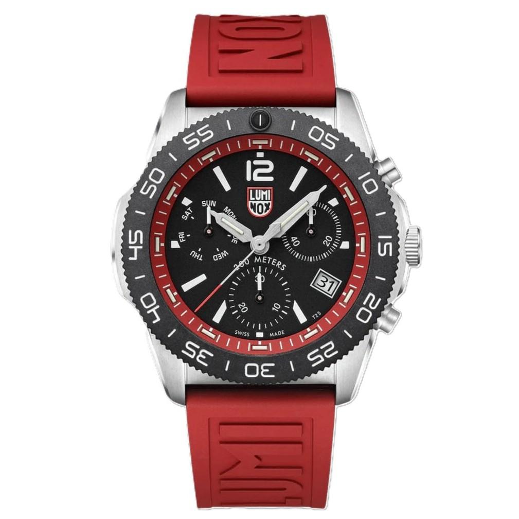 

Luminox Часы мужские Sea Pacific Diver Red Strap Chronograph Sapphire XS.3155