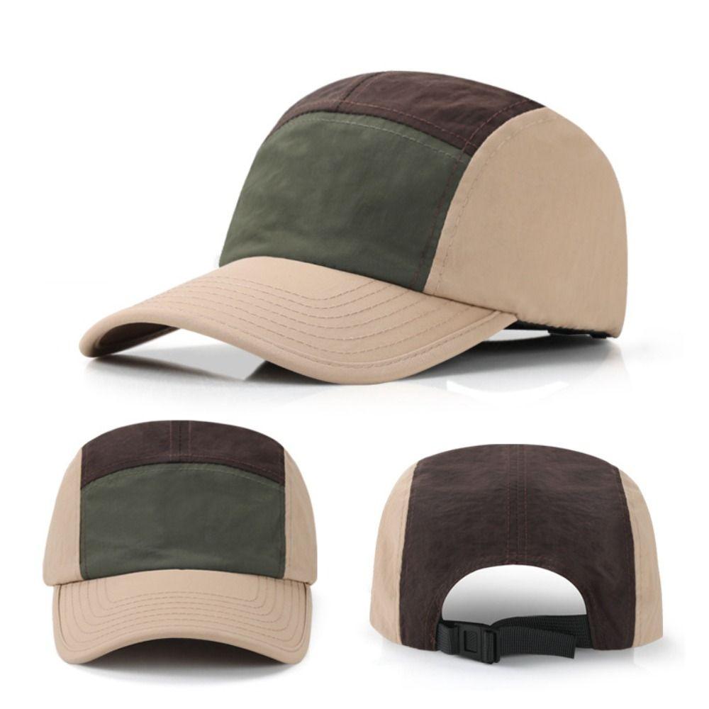 Nylon Baseball Cap 5 Panel Quick-drying Hat Casual UV Protection Cap  Unisex