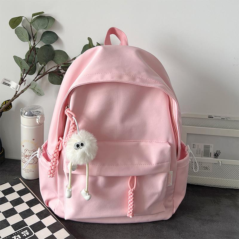 Aesthetic Backpack Dopamine Lightweight Korean Style School Bag for Middle High School Girls Travel Daypack