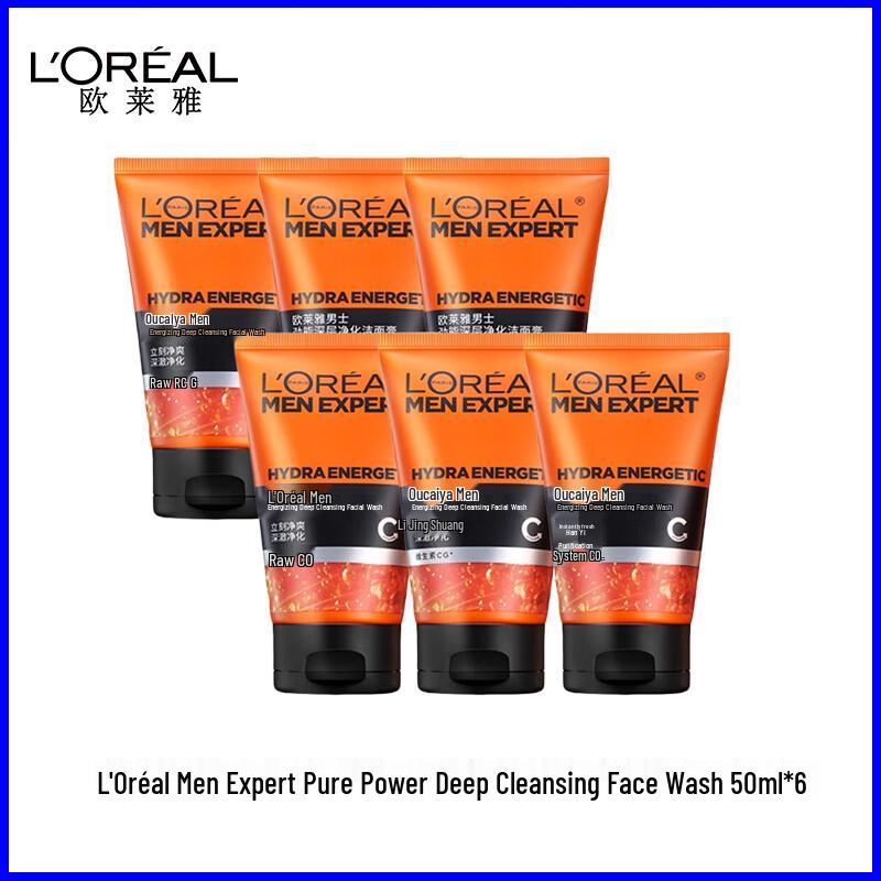 L Oréal Men Expert Deep Purifying Cleanser 6-Pack
