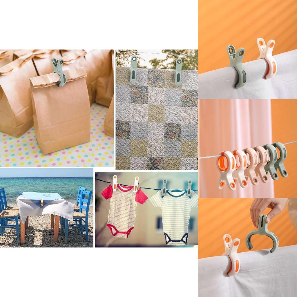 Large Plastic Windproof Clothespin Balcony Quilt Clip Sunscreen Clip Non-slip Clothes Clip