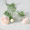 3-Heads Artificial Ranunculus Flowers Arrangement Exquisite A Must- Have for Home And Wedding Decoration