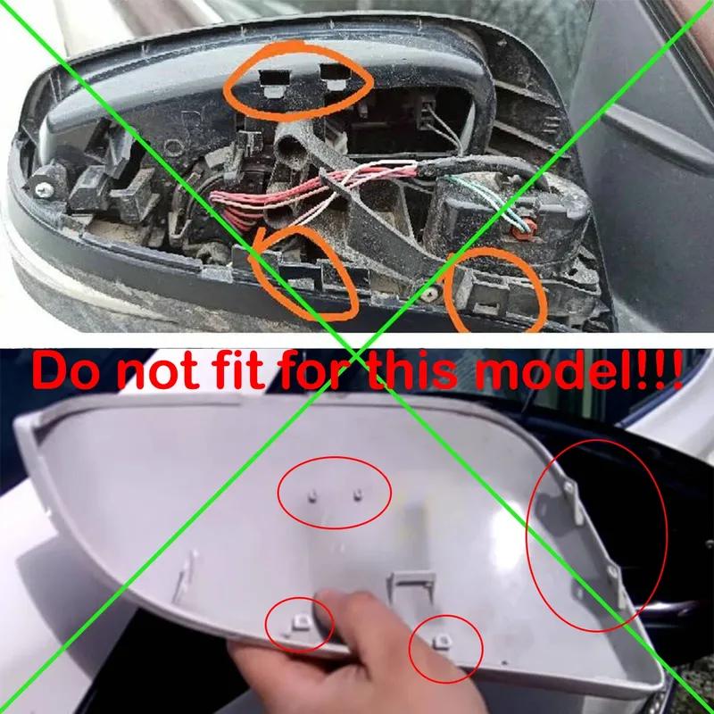 For Toyota RAV4 2014-2018 Car Replacement Rearview Side Mirror Cover Wing Cap Exterior Door Rear View Case Trim Housing Black