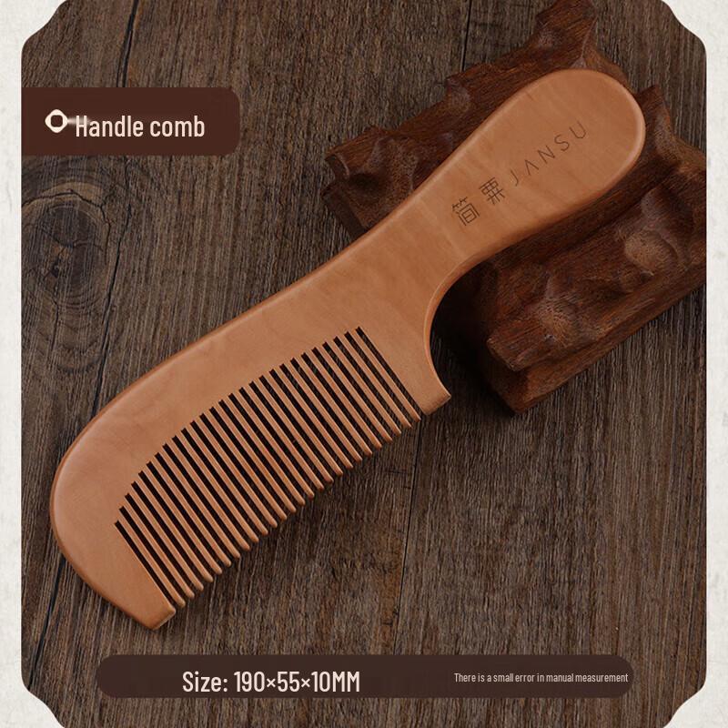 Mibodi Natural Peach Wood Comb Set