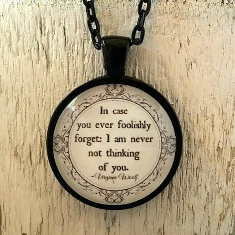 Family Decor You Always Had The Power Quote Pendant Necklace Cabochon Glass Vintage Bronze Chain Necklace Jewelry Handmade