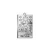 Dawapara Tarot Card Charms for Jewelry Making Astrology Tarot Cards Major Arcana Magic Amulet Stainless Steel Pendants