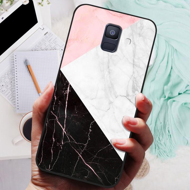 Für Samsung Galaxy A8 Plus 2018 Hülle Schwarze Abdeckung Löwe Wolf Silikon Weiche Rückseite Hüllen Für Samsung A8 2018 A530 A530F Handyhülle