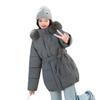 Cotton Clothes Women's Short Models, New Winter Loose Hooded Fur Collar Thickened Warm Medium and Long Bread Clothes Jacket