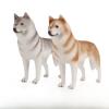 Pvc Husky Dog Model Collectible Figurine For Home Decor And Gift