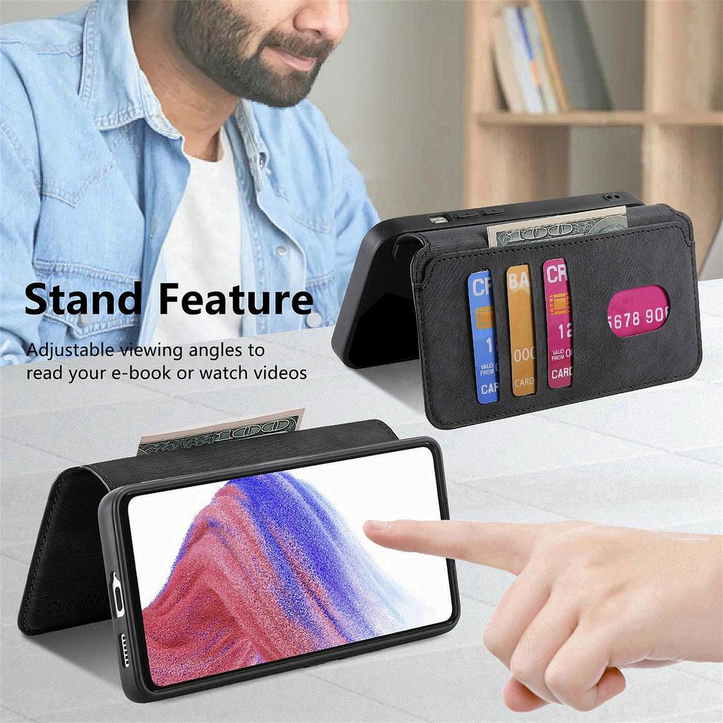 For Samsung Galaxy S25 FE Case Lines Imprinted Flip Leather Retro Phone Cover with Wrist Strap