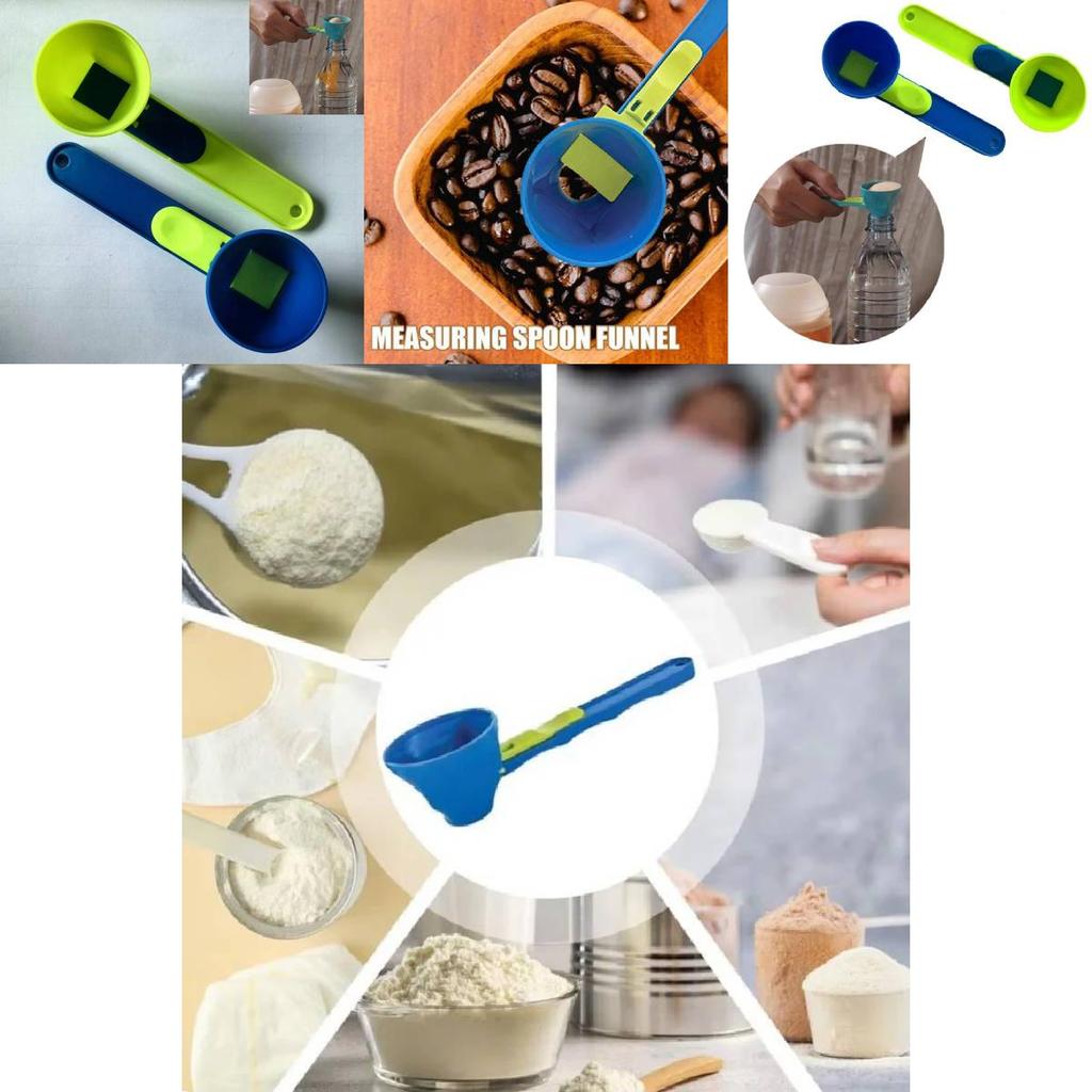 Stylish Mess Free Measuring Funnel With Leak Proof Design Perfect For Protein Powder And Coffee