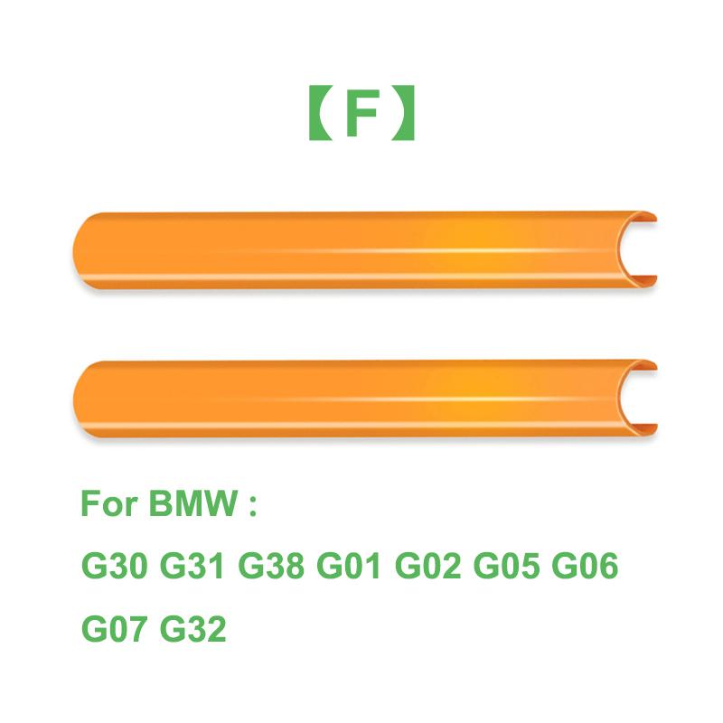 2 Peças Faixas de Acabamento da Grelha Dianteira Capa Adesivos de Moldura Para BMW F10 E60 F30 F32 F20 F22 F06 F02 F25 F26 G20 Série 1 2 3 4 5 6 7