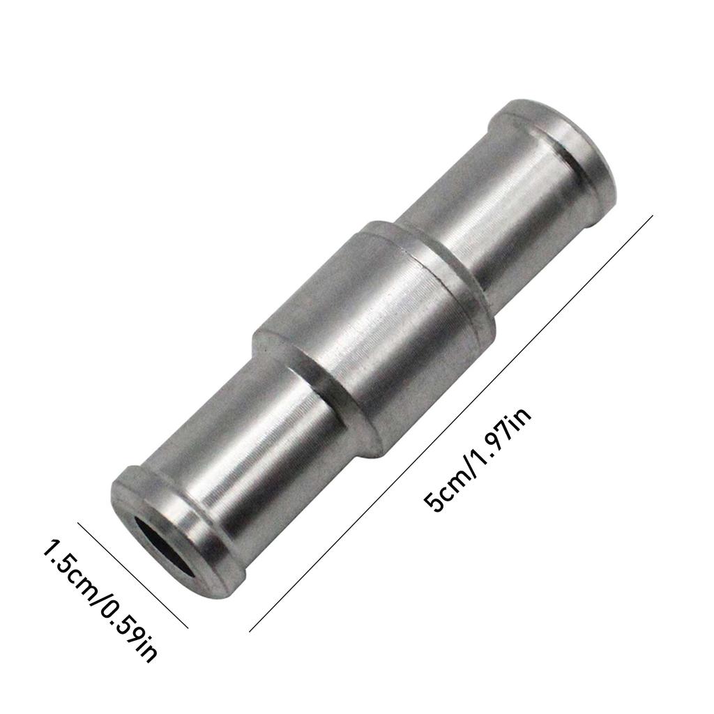 12mm Inline One Way Non Return Check Valve Fuel Water Gas Air Vacuum Aluminum Valve
