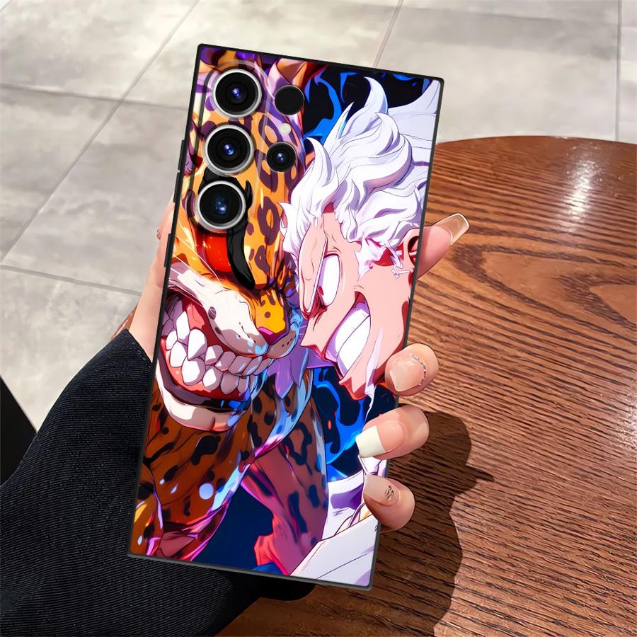 Funda Phone Cover Case for Samsung Galaxy S24 Plus S21 FE S25 Ultra S10 S9 S23 S20 Note 20 Ultra 8 9 10 One Piece Luffy Cool