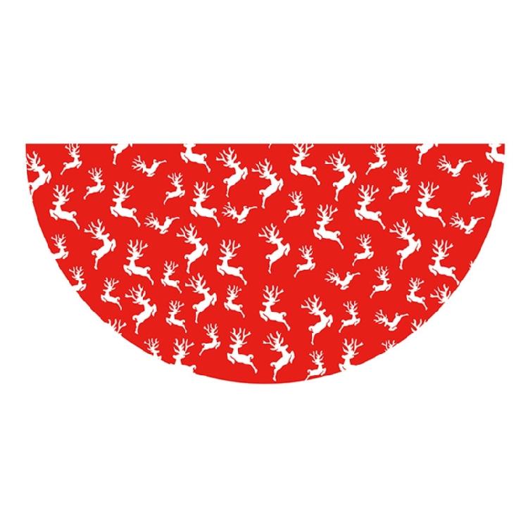 Christmas Fan Flag Door Decoration Polyester Materials Holiday Party Supplies Easy To Hanging Banners Accessory