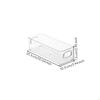 Acrylic Desktop Organizer, Multitier Clear Storage Box, Makeup, Office, Home