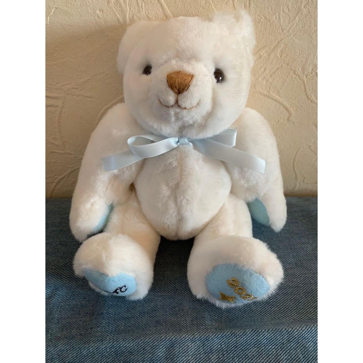 canal 4C Teddy Bear Plush Toy White Ribbon 2022 Yondoshi