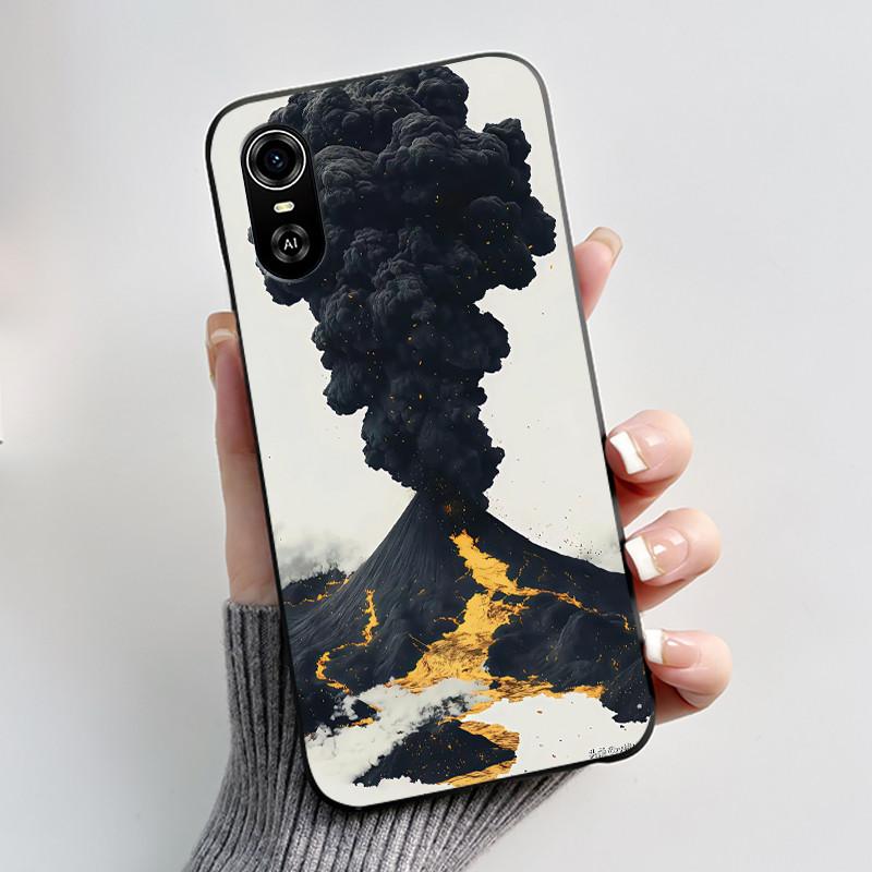 For ZTE Blade A31 Plus / BladeA31 Case Matte Black Aesthetic Luxury Cute Cool Boys Girls Pattern Casing Soft Silicone Back Cover