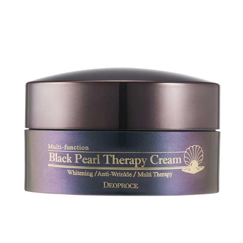 Deoproce Black Pearl Therapy Cream Brightening & Firming Moisturizer 100g