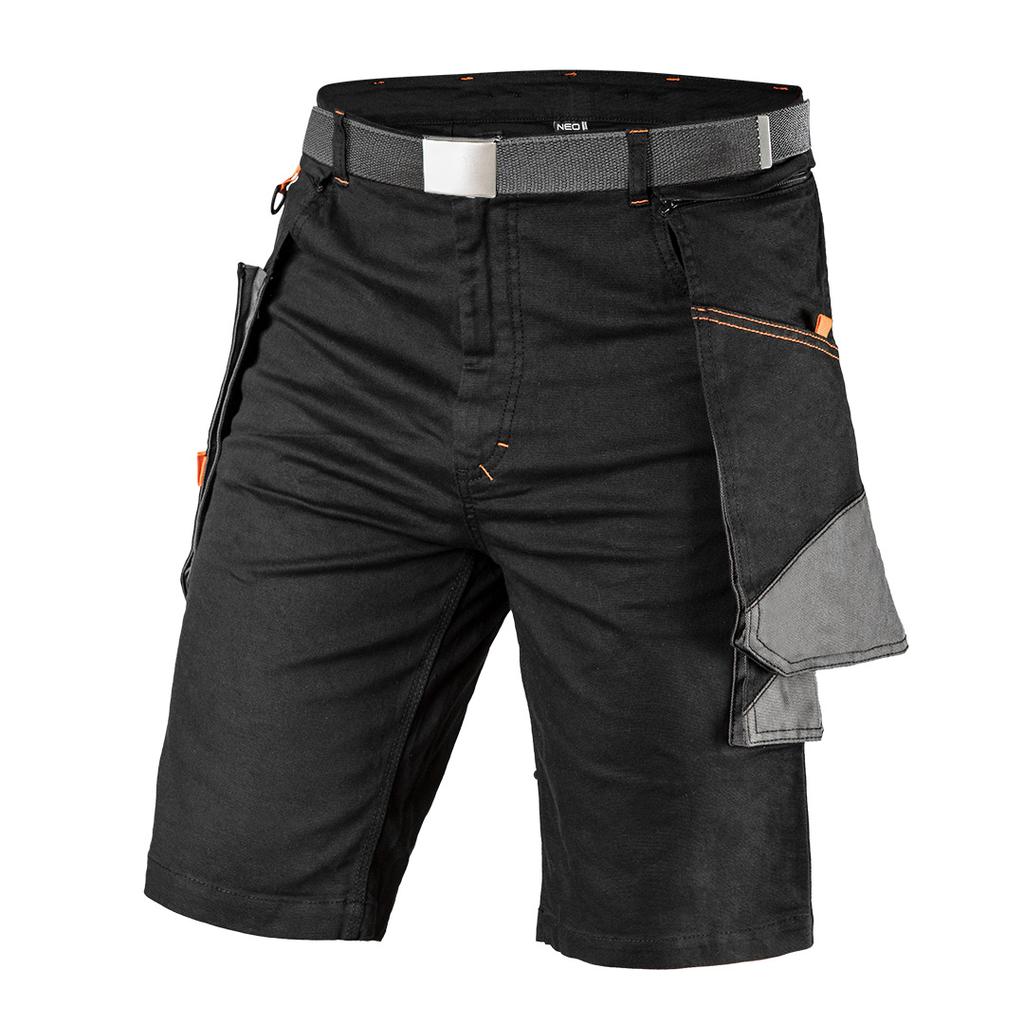 HD Slim Work Shorts, Belt, Size L