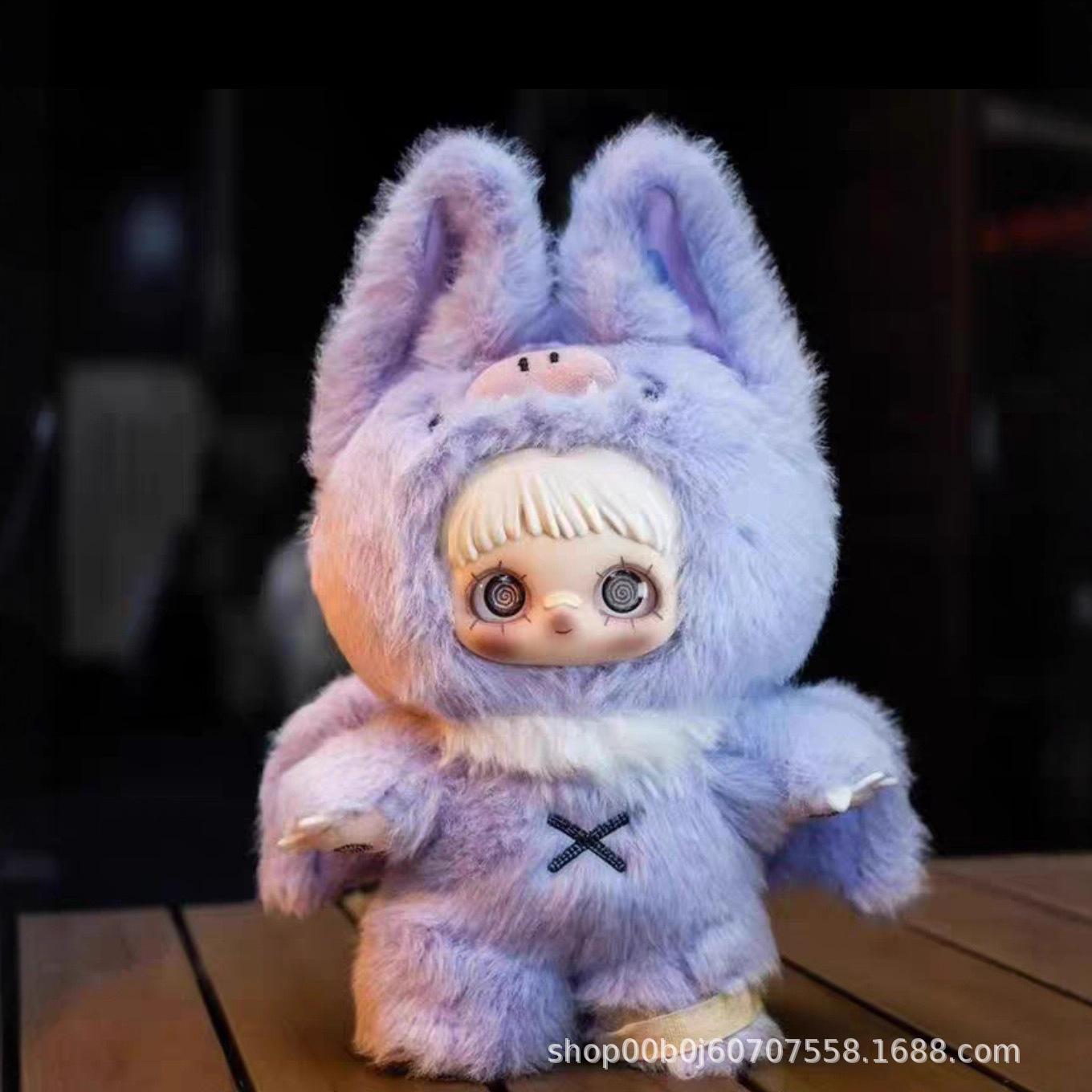 

Maymei цвіль другого покоління сліпа коробка темний ліс серія модний ігровий кулон орнамент оточує плюшеву ляльку чорний