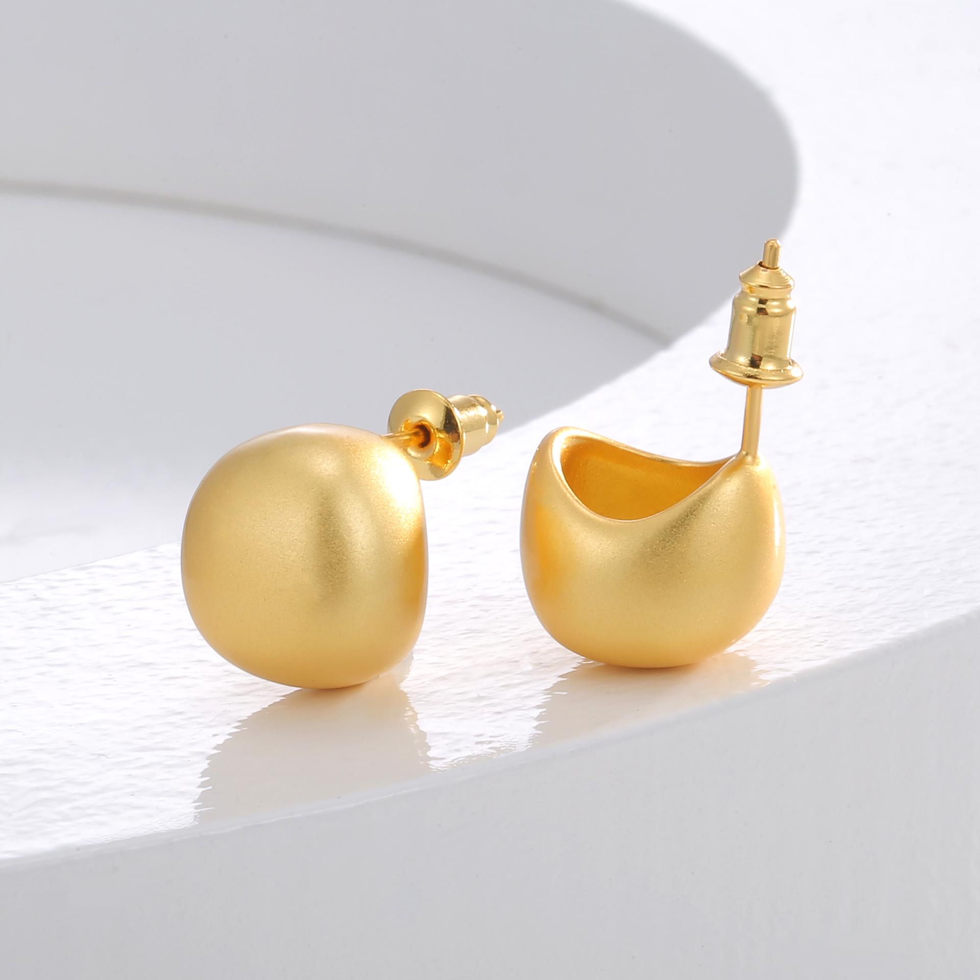 

Корейские минималистичные серьги-пусеты из серебра S925 для женщин