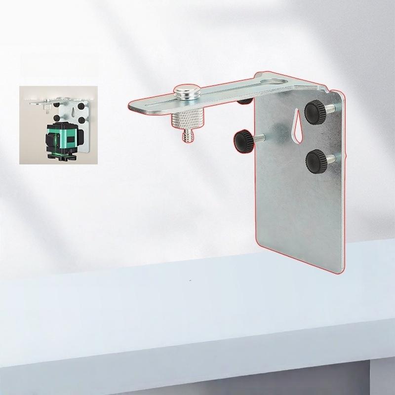 1Pcs Wall Mount Level Bracket Metal Positioning Rack Easy Installation Adjustable Level Wall Bracket Stand Level Support
