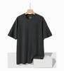 Seamless Solid Color Loose Round Neck Cool Short Sleeved T-shirt